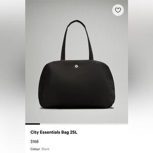 Lululemon city essentials bag 25L